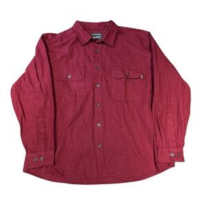 Men’s Woolrich Expedition Chamois Flannel Button Down Shirt XXL
